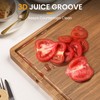 Wood Cutting Boards for Kitchen, 17x12 Inch Butcher Block with