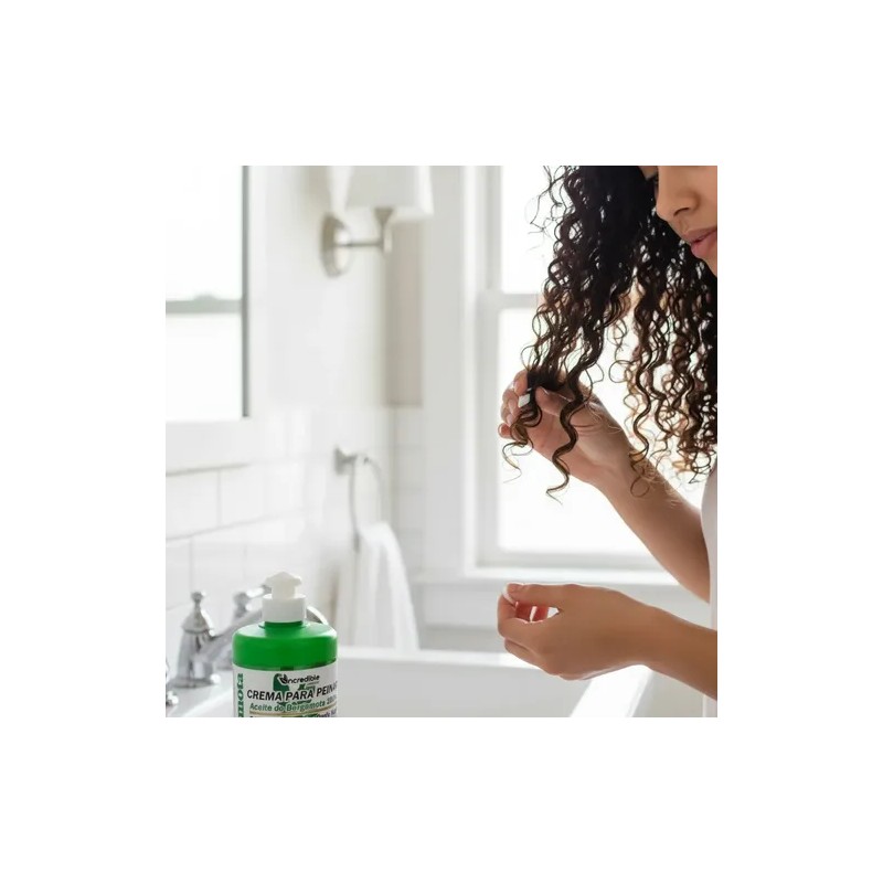 Crema Para Cabello Rizado Aceite Bergamota Rizos Curl 250ml