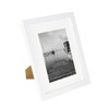 Clay Roberts Photo Picture Frame 8x10, White, Freestanding and Wall