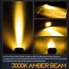 Flush Mount LED Pods Amber, Nirider 2PCS 84W Bumper Light