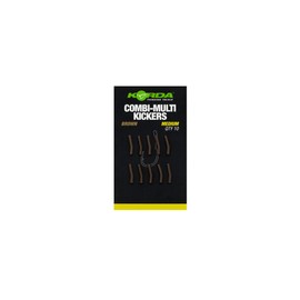 Korda Combi-Multi Kickers Medium Brown Carp Fishing - Pack of 10 - For Making Darrell Peck's Combi Multi Rig, Improves Hook Speed, Extends Hook Shaft and Holds