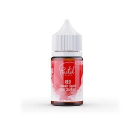 Fractal Colours FlowAir Airbrush Liquid Food Colouring 30ml Red