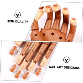 Minkissy 600pcs Professional Nail Art Practice Soft Gel Nail Tips Manicure Kit False