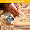 COLYPUO Wood Carving Drill Bits Set for Rotary Tool 5