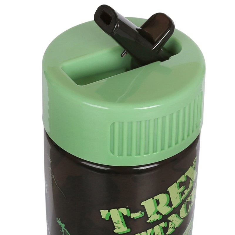 sarcia.eu Dinosaurs WATER BOTTLE with mouthpiece, SCHOOL BOTTLE for boy