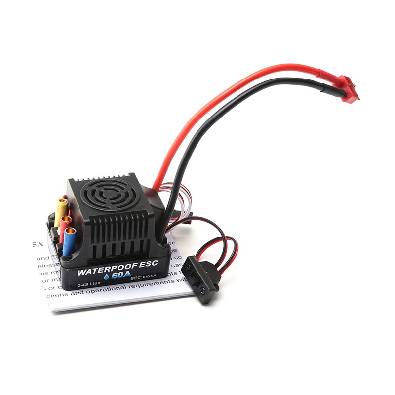 GTSKYTENRC 3650 Brushless Motor 2300KV Waterproof Motor 60A ESC T