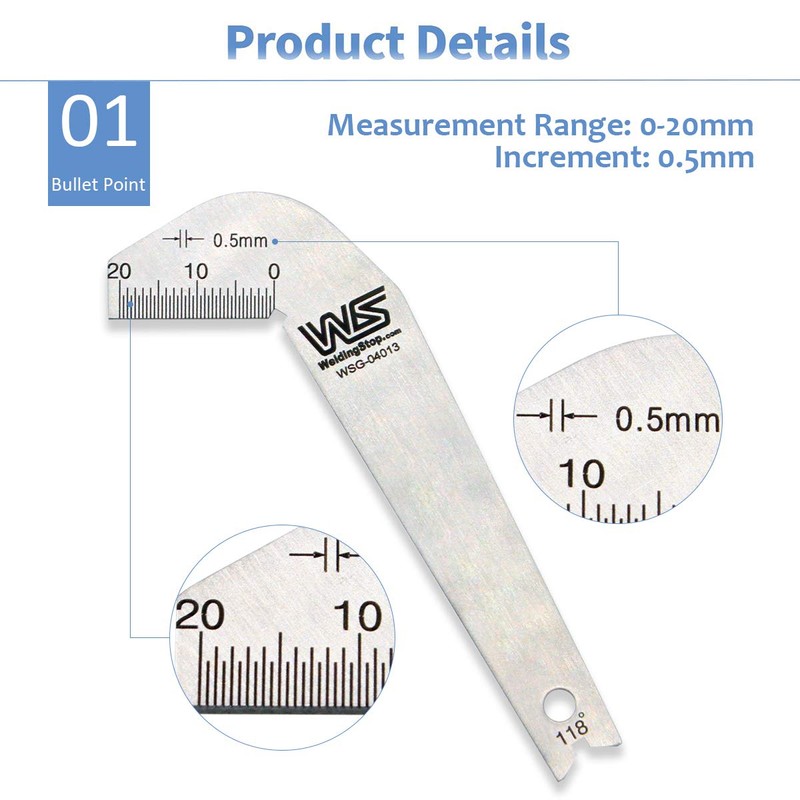 Drill Bits Gage 118 Degree Angle Drill Sharping Tools