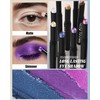Purple Shimmer Eyeshadow Stick,Long Lasting Cream Eye Shadow Pen for