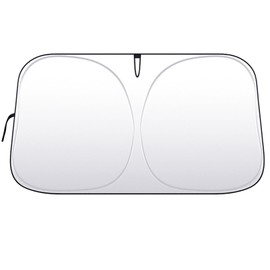 Sun Protection Car Windscreen, Foldable Windscreen Cover for Windscreen, 145 x 80 cm, UV Protection for Summer, for Most Vehicles and SUV Vehicles, Easy Storage