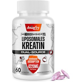 Creatine Monohydrate Tablets 4220 mg, Ultra High Dose Creatine Monohydrate with Creatine HCL, 6-in-1 High Absorption Formula, Workout Booster, Alternative to Capsules & Powder, Vegan (60 Tablets)