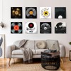 Kalami 6 Pack Vinyl Record Holder Wall Mount No Drill,