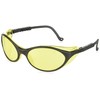 Honeywell Home Amber Safety Glasses, Scratch-Resistant, Wraparound, Yellow (S1601)