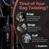 BagBelts Golf Bag Cart Straps, Golf Cart Belt Attachment, Holds