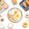 HUIANER 2PCS Artificial Fried Eggs Fake Fried Egg Omelette Model
