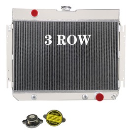 CC289 Radiator for 1963-1968 1964 1965 1966 1967 Chevy Impala Bel Air Caprice Chevelle El Camino 3.2-7.0L 4.6L 6.5L 3Row Aluminum Radiators