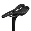HLIYA 3D Print Carbon Bicycle Saddle Light/Soft/Breathable/Waterproof, Universal Seat Pad
