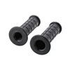 Set of Handlebar Rubbers Throttle Grip and Grip Waffle Pattern