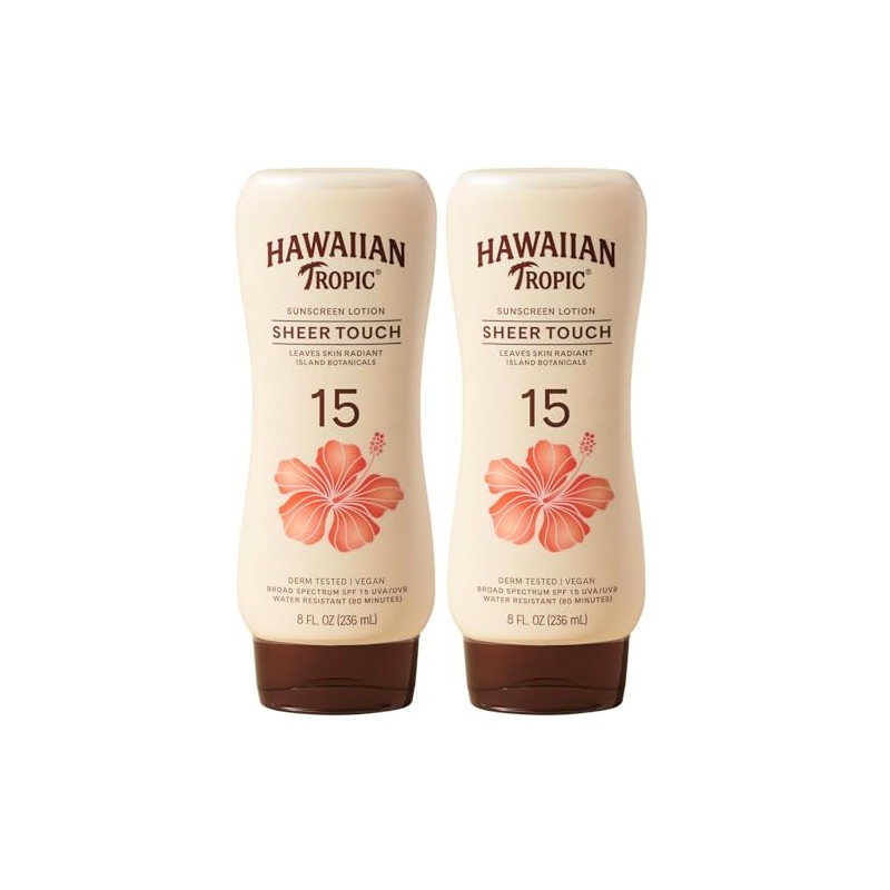 Hawaiian Tropic Sunscreen Sheer Touch Broad Spectrum Sun Care Sunscreen