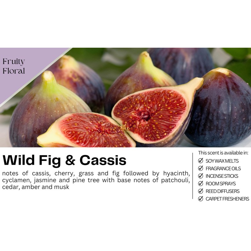 Wild Fig & Cassis Highly Scented Soy Wax Melts