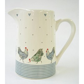 Gisela Graham Hen Sweet Hen Medium ceramic Jug