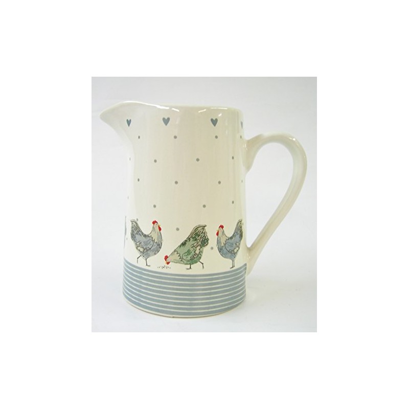 Gisela Graham Hen Sweet Hen Medium ceramic Jug