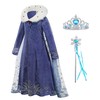 Gridamea Elsa Dress for Girls, Anna Costume, Princess Dress, Kids