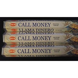 Call Money 3 Boxes of 20 = 60 Hem Incense Sticks Bulk Fragrance ~ India