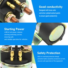 UOIENRT 5270‑150500 Starter Relay Solenoid, Replacement for CF800‑2 X8 2013‑2018, Replacement for CF800ATR CForce 800 2016, Replacement for CF800ATR‑2 CForce 800 2018-2020