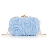 Jywmsc Women Clutches Purse Formal Lace Flower Evening Handbag Chain