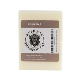 Big Crazy Buffalo Champú En Barra Buff Bar Pure Bison Tallow, Sin Perfume (Paquete De 2) Limpia, Hidrata, De Origen Natural, Sin Colorantes, Químicos 