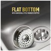 Everflow - Canastilla coladora de acero inoxidable para fregadero de