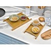 Bam & Boo - Natural Bamboo Serving Tray Stylized with