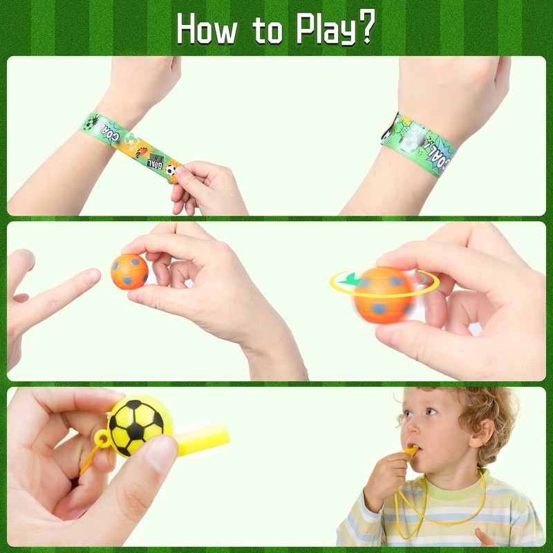 TAIXING 84Pcs Football Party Bags Fillers, Football Party Bag Fillers