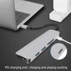 TypeC 6 in 1 Hub MultiFunctional Expansion Dock TypeC to