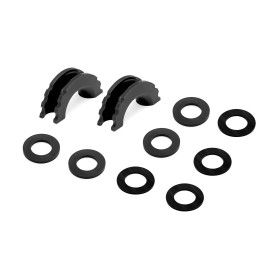 WEISEN Black D Ring Shackle Isolator Kit , 2 Isolator & 8 Washers For 3/4'' D-Ring