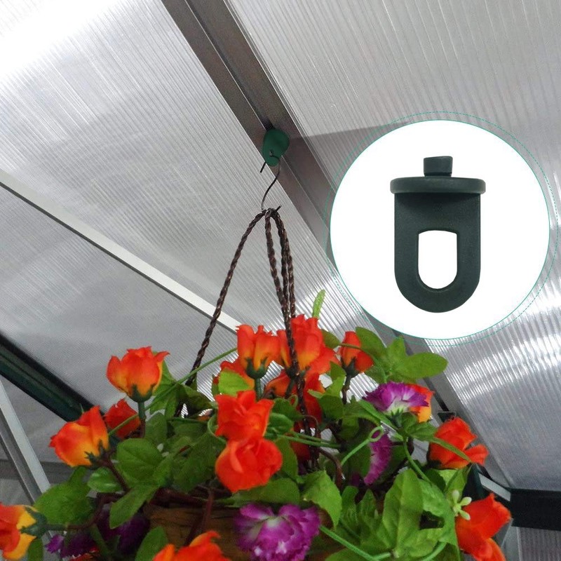 20PCS Plastic Plant Hangers for Greenhouse, Mystear Greenhouse Gadgets Hook