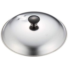Endoshoji AOY17001 Professional Pot Lid for Parent-child Pots, Large, 18-0 Stainless Steel, Knob Phenolic Resin, Made in Japan