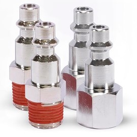 Quick Connect Studs 1/4" M (2) & F (2) - 4PCS