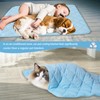 DELIFUR Dog Cooling Blanket - Lightweight Dog Self Cooling Mat