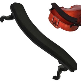 Adjustable Violin Shoulder Rest Violin Shoulder Rest Violin Violin Shoulder Rest for 1/2, Shoulder Rest with Rubber Feet, Padded Shoulder Support, Suitable for 1/2 Violin
