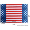 Iconikal July 4th Plastic Tablecloth Table Cover, American Flag, 54