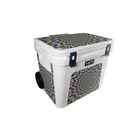 MightySkins Skin Compatible with Yeti Roadie 60 Wheeled Cooler - Hypnosis | Protective, Durable, and Unique Vinyl Decal wrap Cover | Easy to Apply, Remove, and Change Styles | Made in The USA