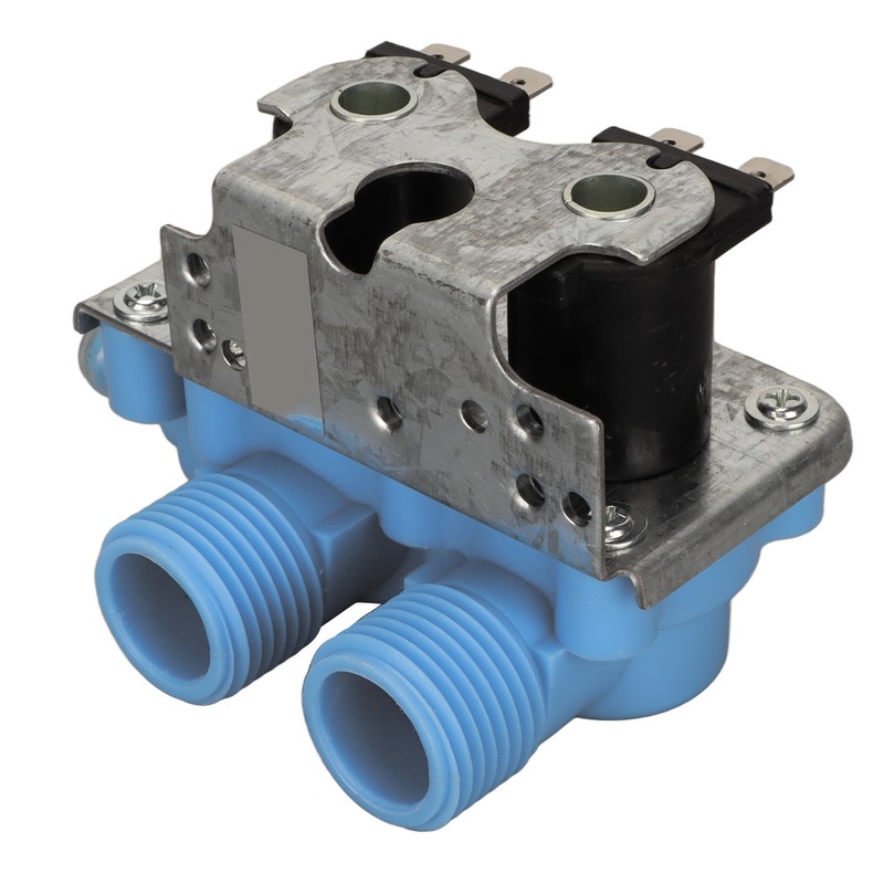 Water Inlet Valve Blue Double Head PP Washer Water Inlet