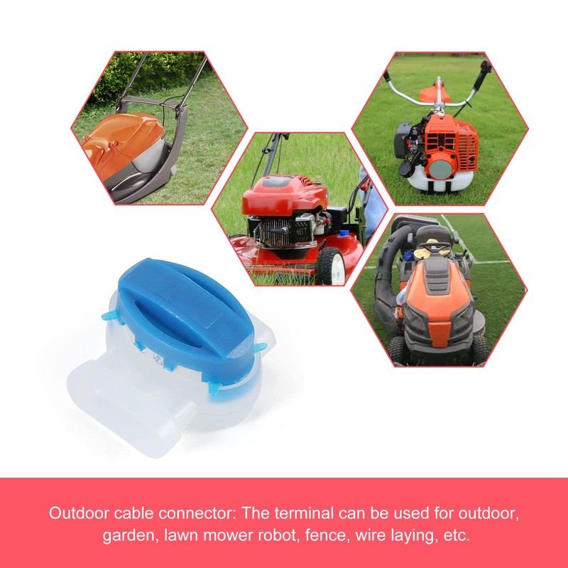 Yieidui 20Pcs Waterproof Wire Connector Crimp Gel Filling Robot Lawn