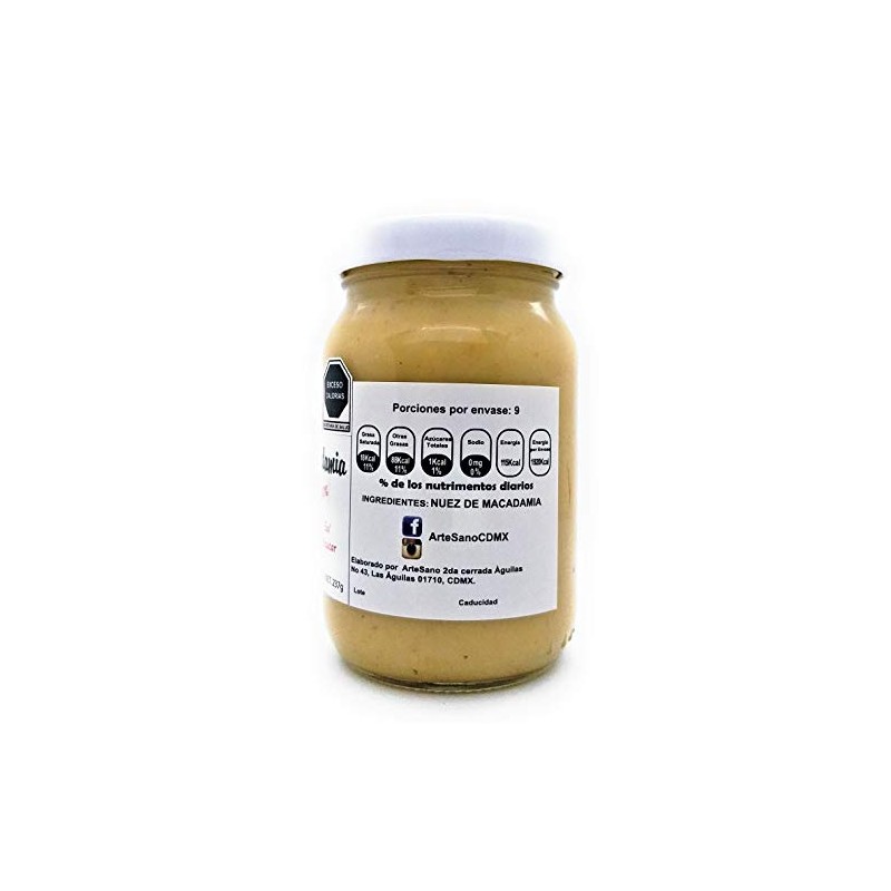 CREMA DE NUEZ DE MACADAMIA