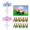 Model Parasol Sun Umbrella and Chair Model Kit 2 Set