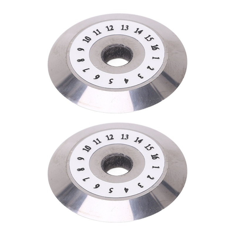 2Pcs Fiber Cleaver Blade Tungsten Carbide 20mm 16 Sides Cutting
