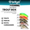 trifyd ® Trout Cranckbait 4cm, Pack of 5 fishing lures