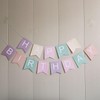 Pastel Rainbow Happy Birthday Banner Bunting Garland Flag Party Supplies