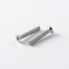 5/32-32 x 5/16'' (100Pack) Flat Head Machine Screw, Phillips Drive,